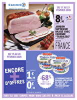Trafic pouvoir achat 1 - mixte chez Leclerc Valable du 17 au 28 février 2026
