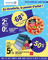 Depenser moins 4 chez Leclerc Valable du 24 février au 07 mars 2026