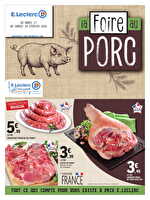 Foire au porc des magasins Leclerc Valable du 17 au 28 février 2026