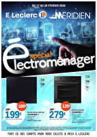Arts menagers n°1 chez Leclerc Valable du 17 au 28 février 2026