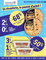 26m091c03lu des magasins Leclerc Valable du 24 février au 07 mars 2026