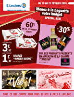 Depenser moins 3 - mixte des magasins Leclerc Valable du 10 au 21 février 2026
