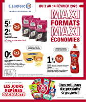 Depenser moins 2 gv - mixte chez Leclerc Valable du 03 au 14 février 2026