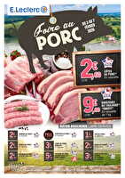 Foire au porc+gras n°2 des magasins Leclerc Valable du 03 au 07 février 2026