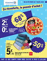 Depenser moins 4 des magasins Leclerc Valable du 24 février au 07 mars 2026