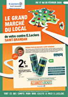 Alliances locales février chez Leclerc Valable du 17 au 28 février 2026