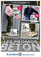 Textile denim des magasins Leclerc Valable du 10 au 21 février 2026