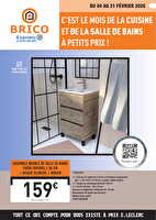 Février - le mois du sanitaire des magasins Leclerc Valable du 04 au 21 février 2026