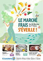 Marché frais 1 des magasins Leclerc Valable du 23 février au 07 mars 2026