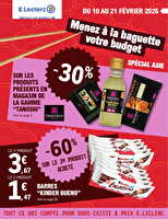 Depenser moins 3 - mixte des magasins Leclerc Valable du 10 au 21 février 2026