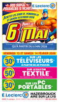 Tract mag 09 au 14 février  des magasins Leclerc Valable du 09 au 15 février 2026