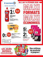 Depenser moins 2 gv - mixte chez Leclerc Valable du 03 au 14 février 2026