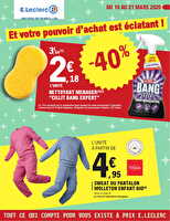 Depenser moins 6 des magasins Leclerc Valable du 10 au 21 mars 2026