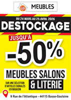 Sam/salon chez Leclerc Valable du 24 mars au 25 avril 2026