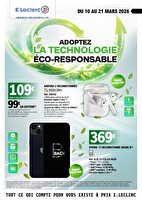 Seconde vie des magasins Leclerc Valable du 10 au 21 mars 2026