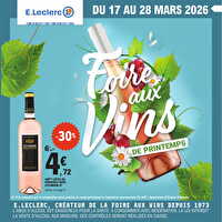 Foire aux vins de printemps - mixte des magasins Leclerc Valable du 17 au 28 mars 2026