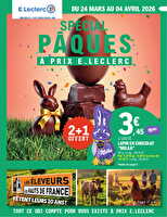 Depenser moins 7 pâques - mixte des magasins Leclerc Valable du 24 mars au 04 avril 2026