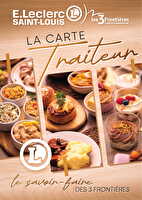 Carte traiteur permanente des magasins Leclerc Valable du 01 avril au 31 décembre 2026