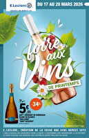 Foire aux vins de printemps - mixte chez Leclerc Valable du 17 au 28 mars 2026