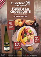 Choucroute 1 chez Leclerc Valable du 16 au 21 mars 2026