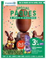 Depenser moins 7 pâques - mixte des magasins Leclerc Valable du 24 mars au 04 avril 2026