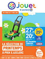Jouets de printemps chez Leclerc Valable du 24 mars au 11 avril 2026