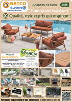 Inspirez vos exterieurs des magasins Leclerc Valable du 17 mars au 18 avril 2026