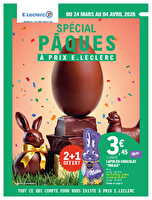Depenser moins 7 pâques - mixte des magasins Leclerc Valable du 24 mars au 04 avril 2026