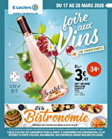Foire aux vins de printemps - mixte des magasins Leclerc Valable du 17 au 28 mars 2026