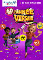 L'année-versaire ! chez Leclerc Valable du 24 au 28 mars 2026
