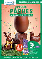 Depenser moins 7 pâques - mixte des magasins Leclerc Valable du 24 mars au 04 avril 2026