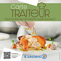 Carte traiteur permanente - mixte chez Leclerc Valable du 24 mars au 23 novembre 2026