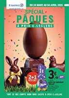 Depenser moins 7 pâques - mixte des magasins Leclerc Valable du 24 mars au 04 avril 2026