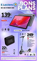 Bons plans mars 2026 des magasins Leclerc Valable du 03 au 14 mars 2026