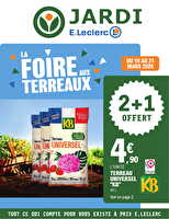 Trafic jardi printemps 2 - terreaux des magasins Leclerc Valable du 10 au 21 mars 2026