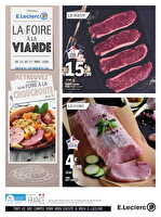 Foire viande (v1/v2) / poisson(v2) chez Leclerc Valable du 03 au 07 mars 2026