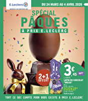 Depenser moins 7 pâques - mixte des magasins Leclerc Valable du 24 mars au 04 avril 2026