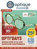 Opti'days printemps des magasins Leclerc Valable du 03 au 28 mars 2026