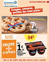 26m111c03lu des magasins Leclerc Valable du 10 au 21 mars 2026