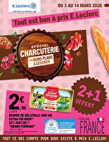 Depenser moins 5 - mixte des magasins Leclerc Valable du 03 au 14 mars 2026