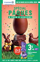 Depenser moins 7 pâques - mixte des magasins Leclerc Valable du 24 mars au 04 avril 2026