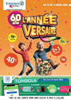 L'année-versaire ! des magasins Leclerc Valable du 10 au 14 mars 2026