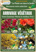 Arrivage vegetaux chez Leclerc Valable du 18 au 28 mars 2026