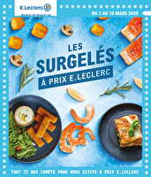 Surgeles - digitale - mixte des magasins Leclerc Valable du 03 au 14 mars 2026