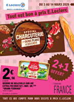 Depenser moins 5 - mixte des magasins Leclerc Valable du 03 au 14 mars 2026