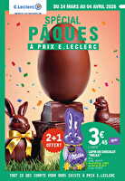 Depenser moins 7 pâques - mixte des magasins Leclerc Valable du 24 mars au 04 avril 2026