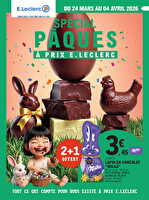Depenser moins 7 pâques - mixte des magasins Leclerc Valable du 24 mars au 04 avril 2026