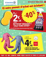 Depenser moins 6 des magasins Leclerc Valable du 10 au 21 mars 2026