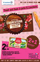 Depenser moins 5 - mixte des magasins Leclerc Valable du 03 au 14 mars 2026