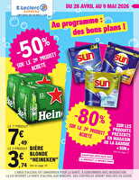 Depenser moins 8 - express chez Leclerc Valable du 28 avril au 09 mai 2026